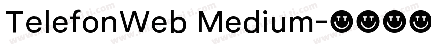 TelefonWeb Medium字体转换